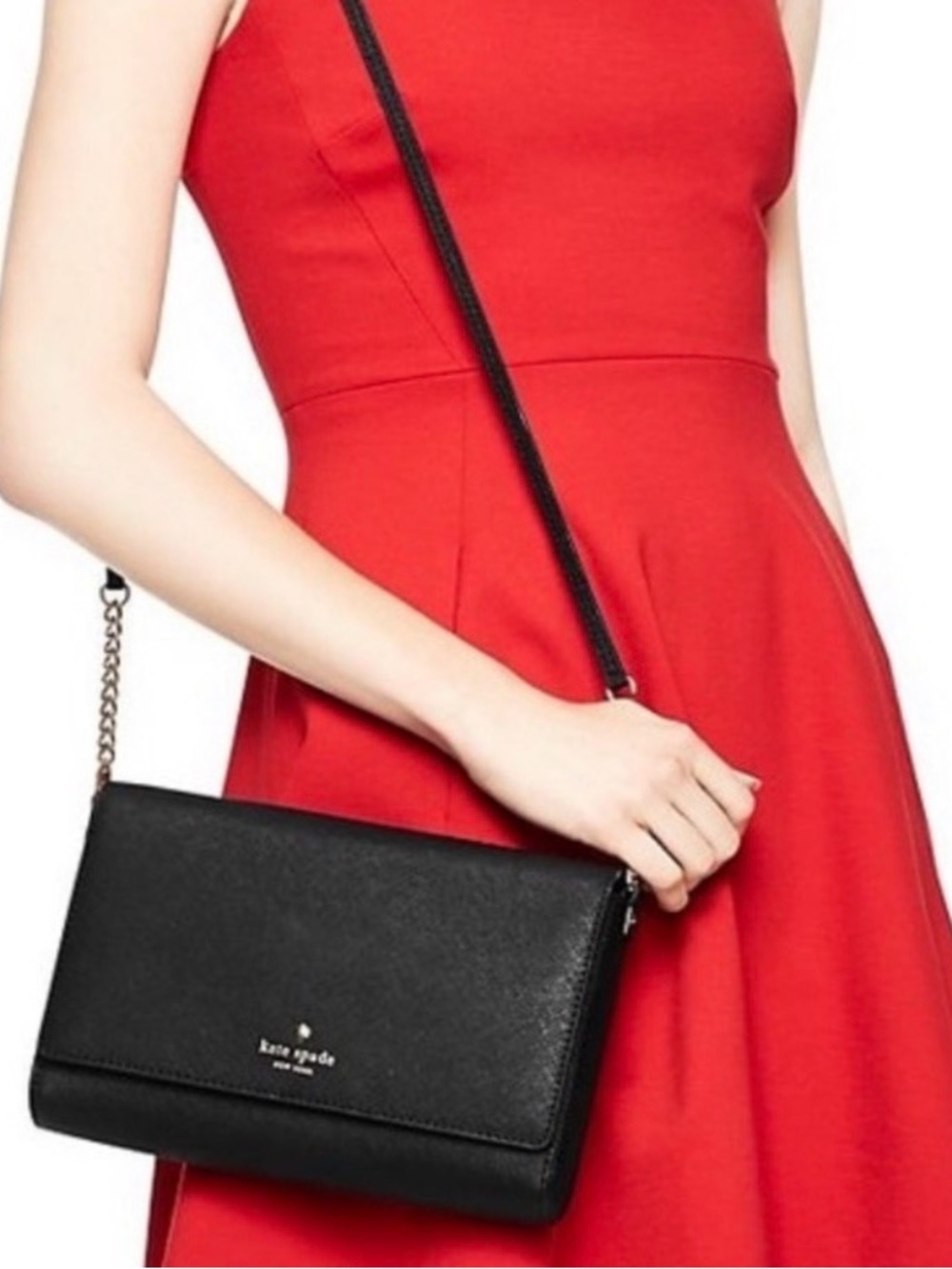 Kate Spade Charlotte Street Alek Crossbody Bag in Black